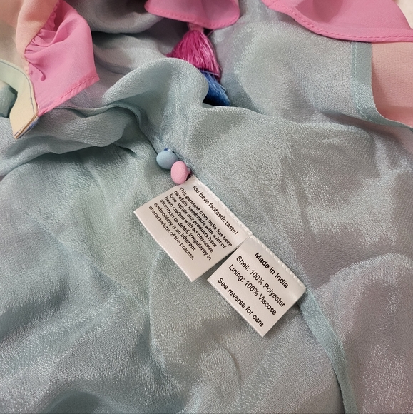 ROCOCO SAND Ombré High-Low Tiered Dress in Pink Size XS NWT - Picture 11 of 11